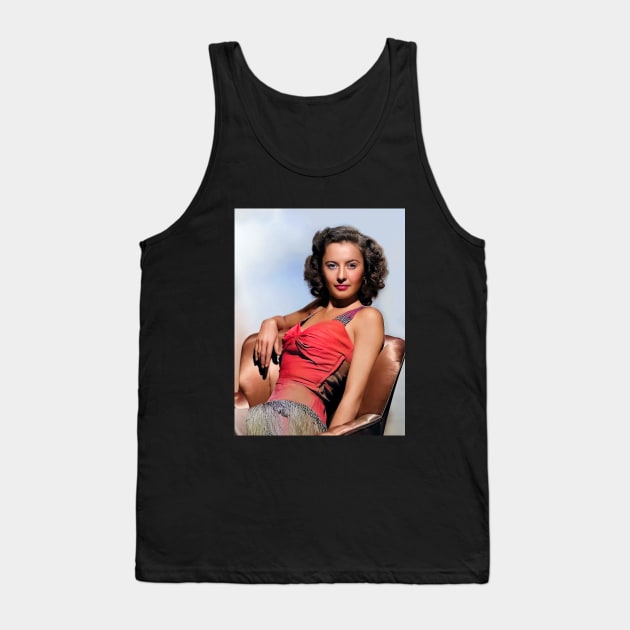 Beautiful Barbara Stanwyck Tank Top by Sentra Coffee